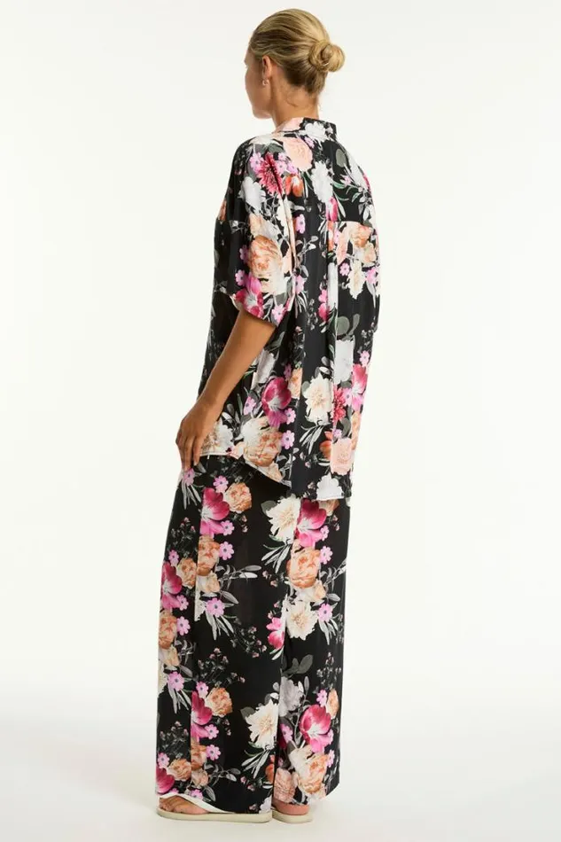 Belle Aloha Shirt Belle Black Women Sea Level Tops