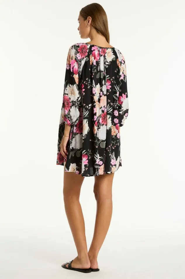 Belle Boho Short Dress Belle Black Women Sea Level Dresses