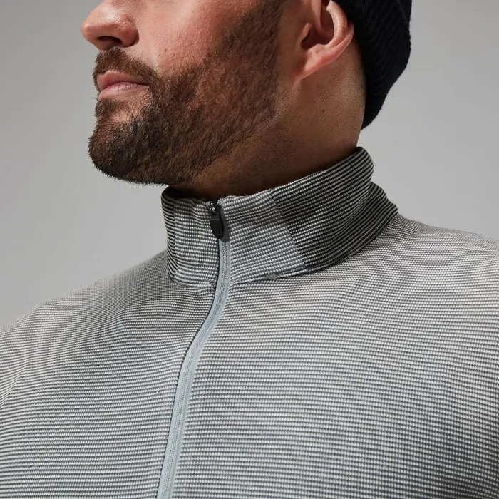 Berghaus Baselayers MTN Guide Long Sleeve Half Zip 8211 GreyBlack 8211 Men