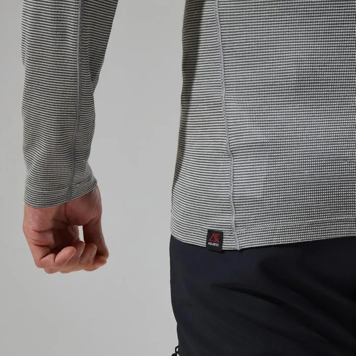 Berghaus Baselayers MTN Guide Long Sleeve Half Zip 8211 GreyBlack 8211 Men