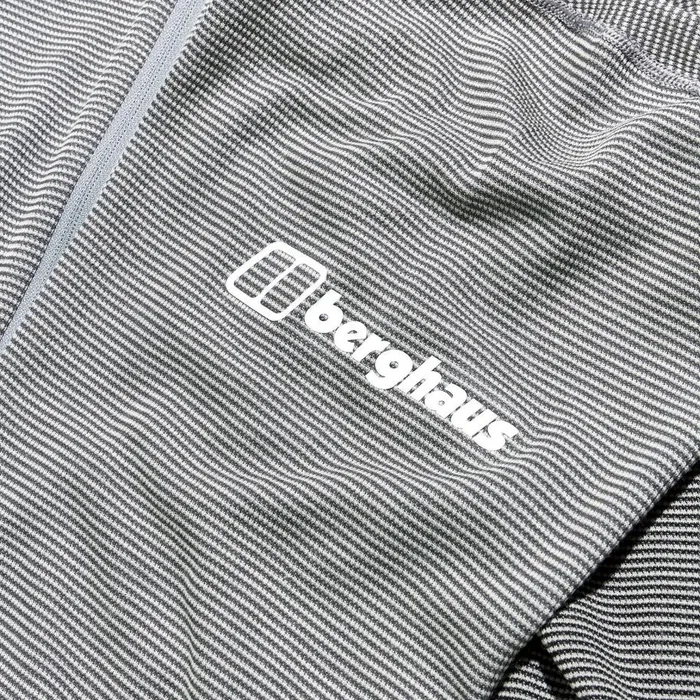 Berghaus Baselayers MTN Guide Long Sleeve Half Zip 8211 GreyBlack 8211 Men