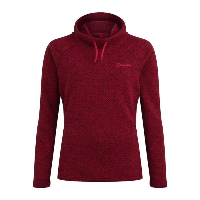 Berghaus Fleece Canvey Half Zip Fleece 8211 Black Red 8211 Women