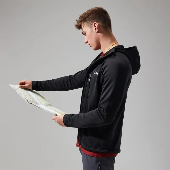 Berghaus Fleece Carnot Hooded Jacket 8211 Black 8211 Men