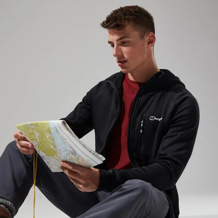 Berghaus Fleece Carnot Hooded Jacket 8211 Black 8211 Men