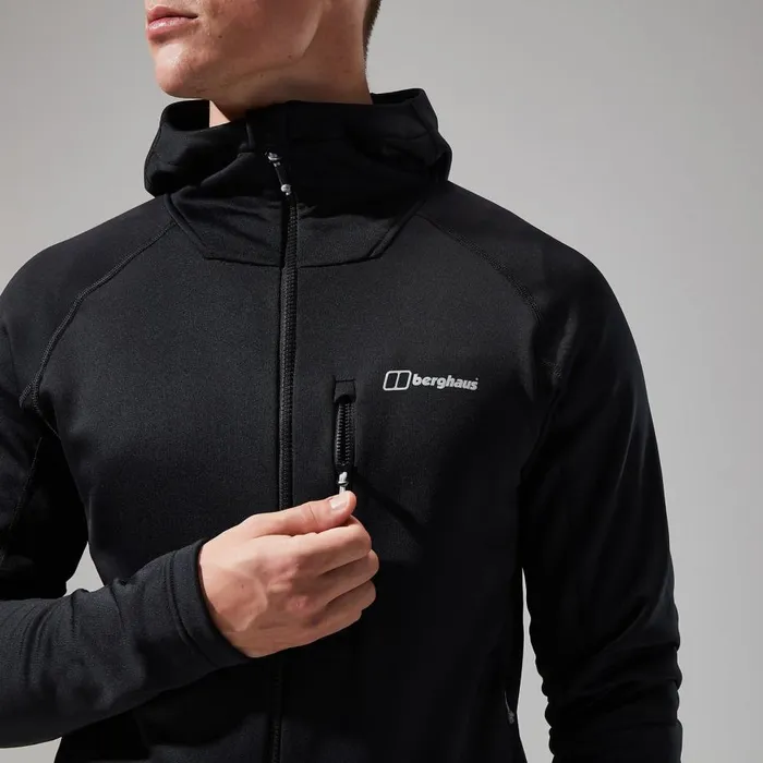 Berghaus Fleece Carnot Hooded Jacket 8211 Black 8211 Men