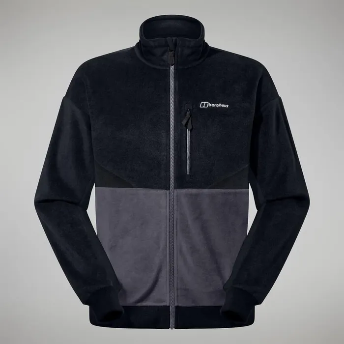 Berghaus Fleece Retrorise Jacket 8211 BlackGrey 8211 Men Berghaus Fleece Retrorise Jacket 8211 BlackGrey 8211 Men