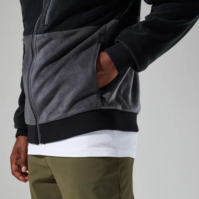 Berghaus Fleece Retrorise Jacket 8211 BlackGrey 8211 Men Berghaus Fleece Retrorise Jacket 8211 BlackGrey 8211 Men