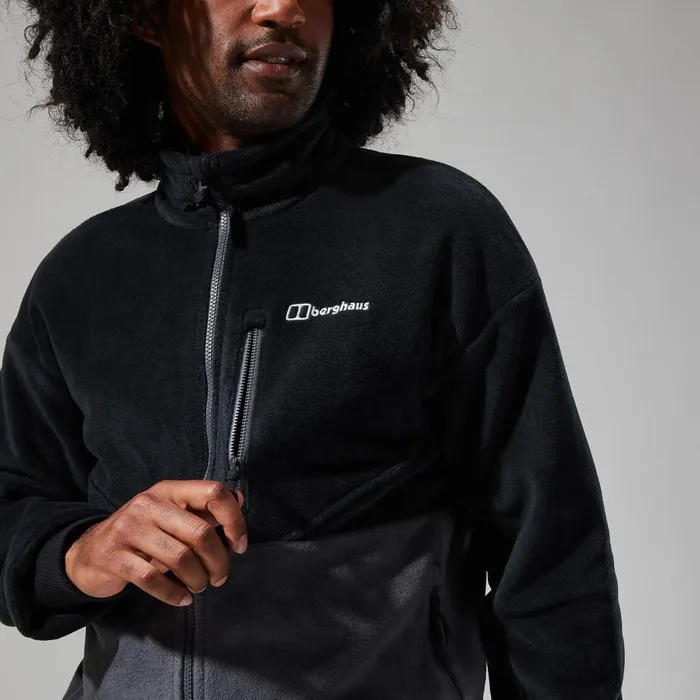 Berghaus Fleece Retrorise Jacket 8211 BlackGrey 8211 Men Berghaus Fleece Retrorise Jacket 8211 BlackGrey 8211 Men