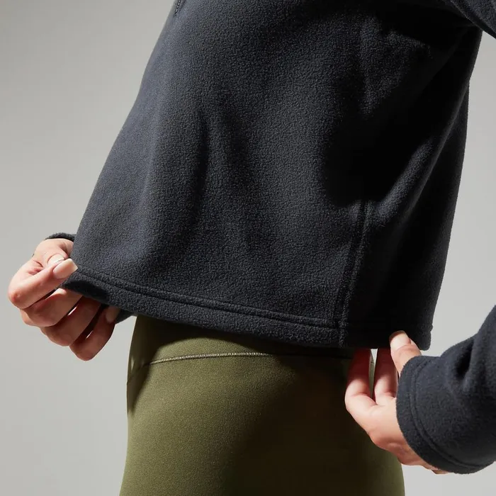 Berghaus Fleece Urban Prism Crop Half Zip 8211 Black 8211 Women