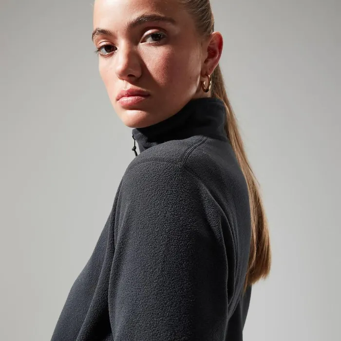 Berghaus Fleece Urban Prism Crop Half Zip 8211 Black 8211 Women