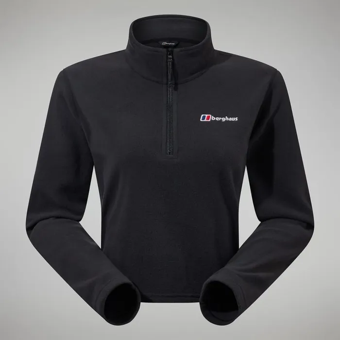 Berghaus Fleece Urban Prism Crop Half Zip 8211 Black 8211 Women