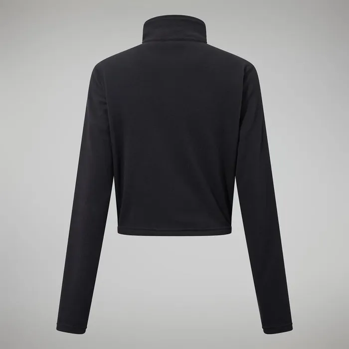 Berghaus Fleece Urban Prism Crop Half Zip 8211 Black 8211 Women