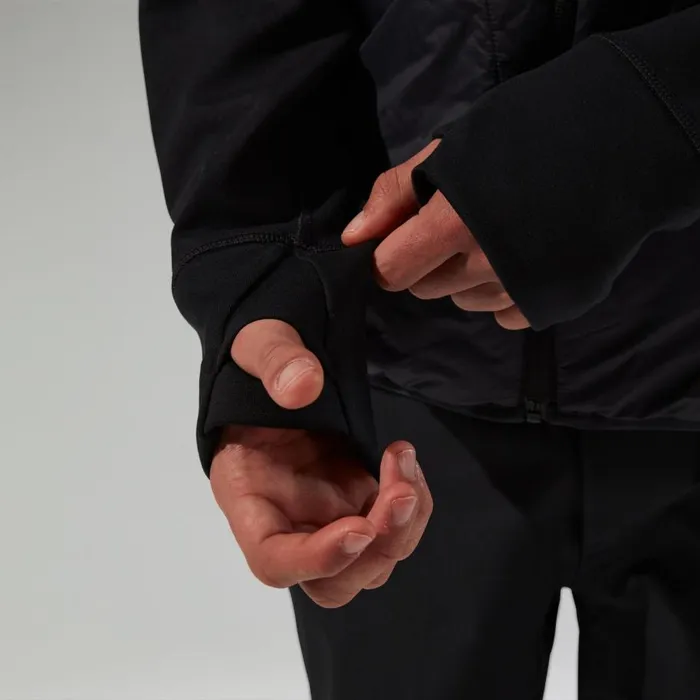 Berghaus Hoodies Trawden Hybrid Hooded Jacket 8211 Black 8211 Men Berghaus Hoodies Trawden Hybrid Hooded Jacket 8211 Black 8211 Men
