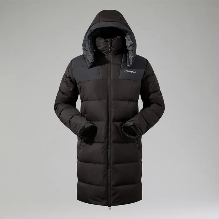 Berghaus Insulated Embo 2in1 Down Insulated Long Jacket 8211 Black 8211 Men