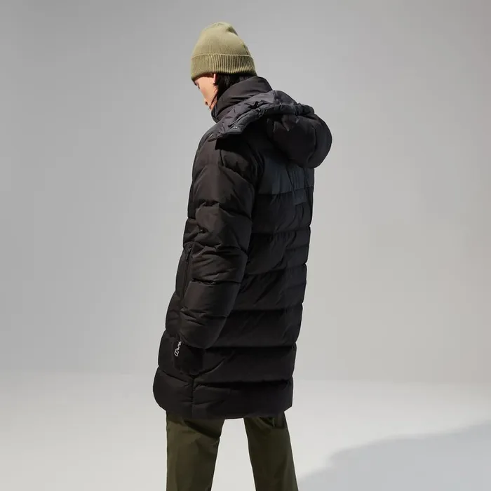 Berghaus Insulated Embo 2in1 Down Insulated Long Jacket 8211 Black 8211 Men
