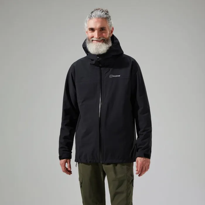 Berghaus Lightweight Arnaby Hooded Waterproof Jacket Black 8211 Men Berghaus Lightweight Arnaby Hooded Waterproof Jacket Black 8211 Men