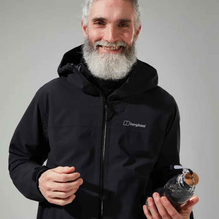Berghaus Lightweight Arnaby Hooded Waterproof Jacket Black 8211 Men Berghaus Lightweight Arnaby Hooded Waterproof Jacket Black 8211 Men