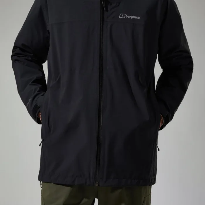 Berghaus Lightweight Arnaby Hooded Waterproof Jacket Black 8211 Men Berghaus Lightweight Arnaby Hooded Waterproof Jacket Black 8211 Men
