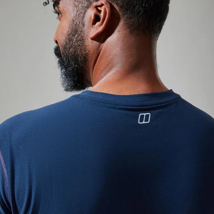 Berghaus TShirts 247 Tech Tee Super Stretch Crew 8211 Dark Blue 8211 Men