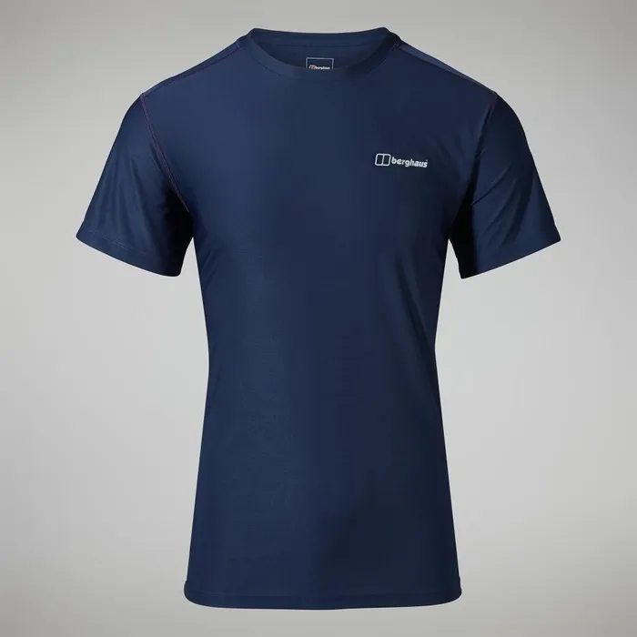 Berghaus TShirts 247 Tech Tee Super Stretch Crew 8211 Dark Blue 8211 Men