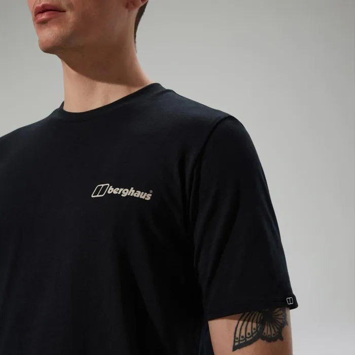 Berghaus TShirts Cheviot Box Logo Short Sleeve TShirt 8211 Black 8211 Men Berghaus TShirts Cheviot Box Logo Short Sleeve TShirt 8211 Black 8211 Men