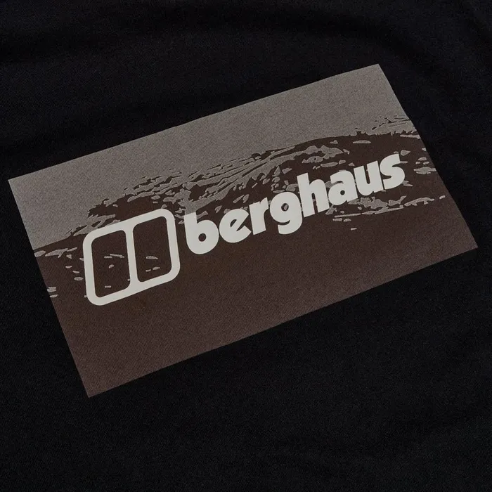 Berghaus TShirts Cheviot Box Logo Short Sleeve TShirt 8211 Black 8211 Men Berghaus TShirts Cheviot Box Logo Short Sleeve TShirt 8211 Black 8211 Men
