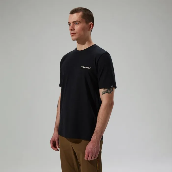 Berghaus TShirts Cheviot Box Logo Short Sleeve TShirt 8211 Black 8211 Men Berghaus TShirts Cheviot Box Logo Short Sleeve TShirt 8211 Black 8211 Men
