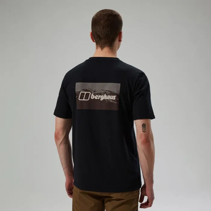 Berghaus TShirts Cheviot Box Logo Short Sleeve TShirt 8211 Black 8211 Men Berghaus TShirts Cheviot Box Logo Short Sleeve TShirt 8211 Black 8211 Men