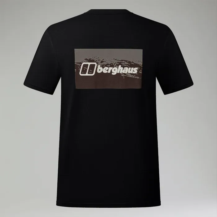 Berghaus TShirts Cheviot Box Logo Short Sleeve TShirt 8211 Black 8211 Men Berghaus TShirts Cheviot Box Logo Short Sleeve TShirt 8211 Black 8211 Men