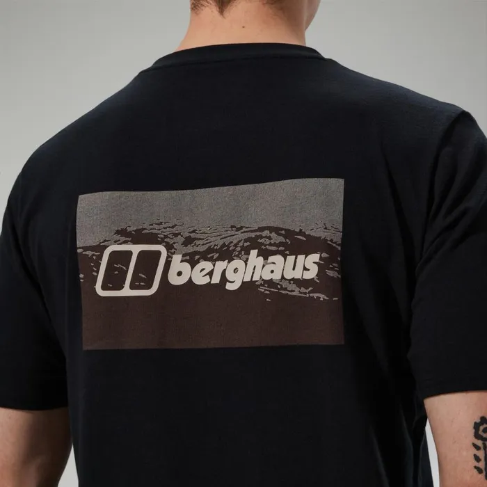 Berghaus TShirts Cheviot Box Logo Short Sleeve TShirt 8211 Black 8211 Men Berghaus TShirts Cheviot Box Logo Short Sleeve TShirt 8211 Black 8211 Men