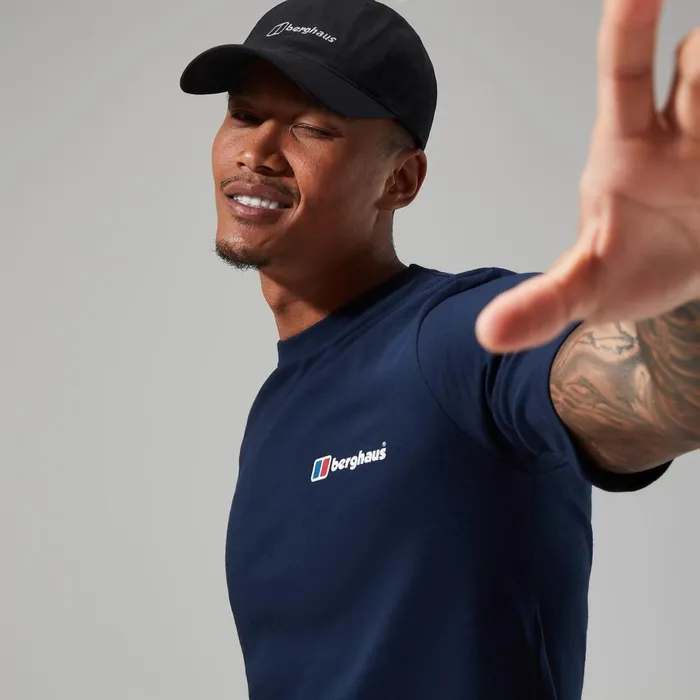 Berghaus TShirts Organic Classic Logo Tee Dark Blue 8211 Men