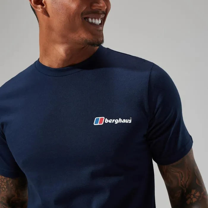 Berghaus TShirts Organic Classic Logo Tee Dark Blue 8211 Men Berghaus TShirts Organic Classic Logo Tee Dark Blue 8211 Men