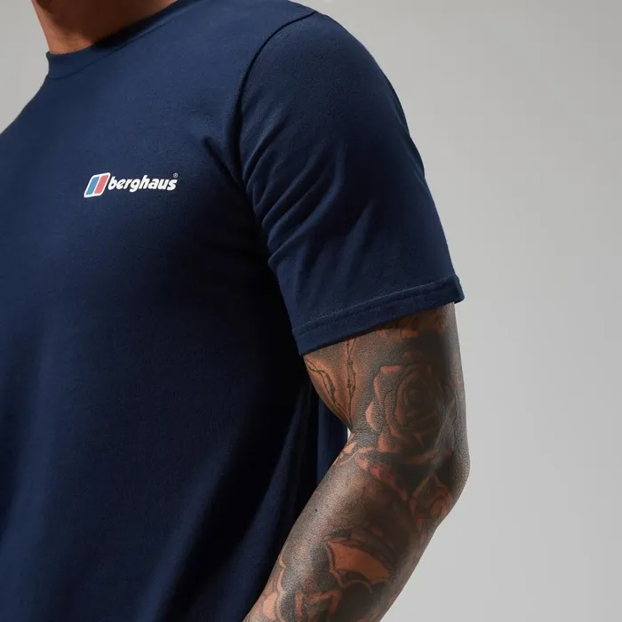 Berghaus TShirts Organic Classic Logo Tee Dark Blue 8211 Men Berghaus TShirts Organic Classic Logo Tee Dark Blue 8211 Men