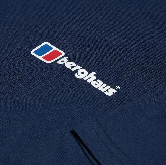 Berghaus TShirts Organic Classic Logo Tee Dark Blue 8211 Men Berghaus TShirts Organic Classic Logo Tee Dark Blue 8211 Men