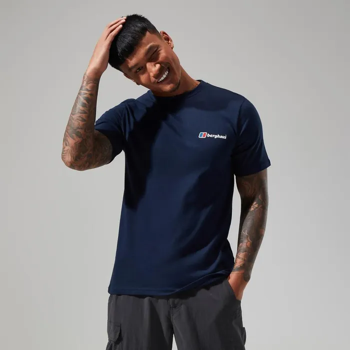 Berghaus TShirts Organic Classic Logo Tee Dark Blue 8211 Men Berghaus TShirts Organic Classic Logo Tee Dark Blue 8211 Men