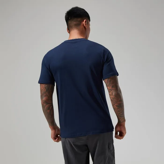 Berghaus TShirts Organic Classic Logo Tee Dark Blue 8211 Men Berghaus TShirts Organic Classic Logo Tee Dark Blue 8211 Men