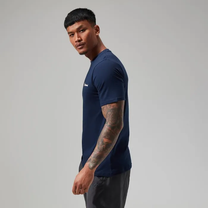 Berghaus TShirts Organic Classic Logo Tee Dark Blue 8211 Men Berghaus TShirts Organic Classic Logo Tee Dark Blue 8211 Men