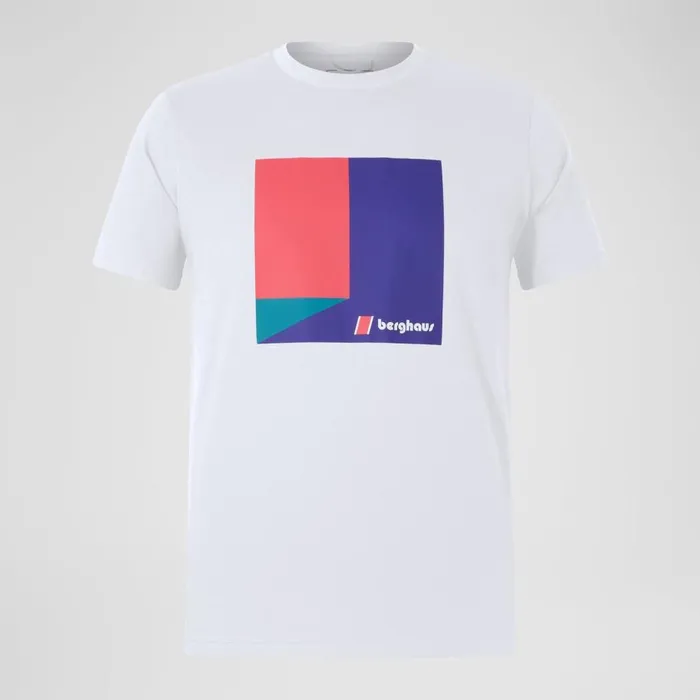 Berghaus TShirts Tri Colour Tee 8211 White 8211 MenWomen