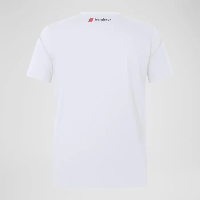 Berghaus TShirts Tri Colour Tee 8211 White 8211 MenWomen Berghaus TShirts Tri Colour Tee 8211 White 8211 MenWomen