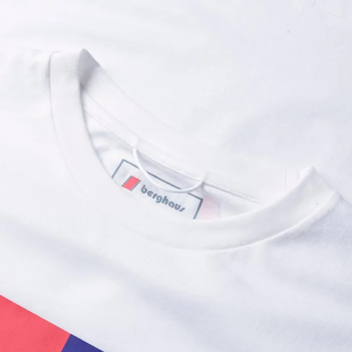 Berghaus TShirts Tri Colour Tee 8211 White 8211 MenWomen Berghaus TShirts Tri Colour Tee 8211 White 8211 MenWomen