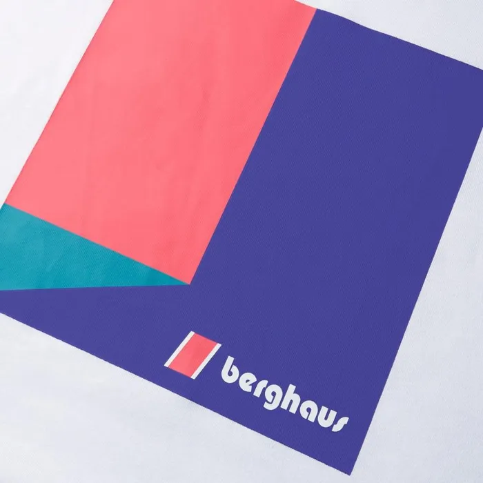 Berghaus TShirts Tri Colour Tee 8211 White 8211 MenWomen Berghaus TShirts Tri Colour Tee 8211 White 8211 MenWomen