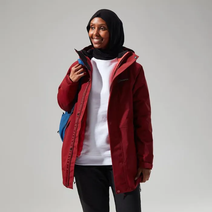 Berghaus Waterproof Monic Gemini 3in1 Jacket 8211 Dark Red 8211 Women