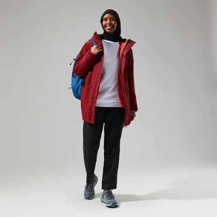 Berghaus Waterproof Monic Gemini 3in1 Jacket 8211 Dark Red 8211 Women