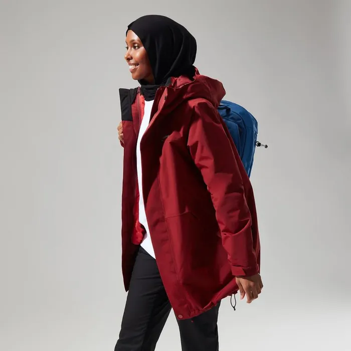 Berghaus Waterproof Monic Gemini 3in1 Jacket 8211 Dark Red 8211 Women