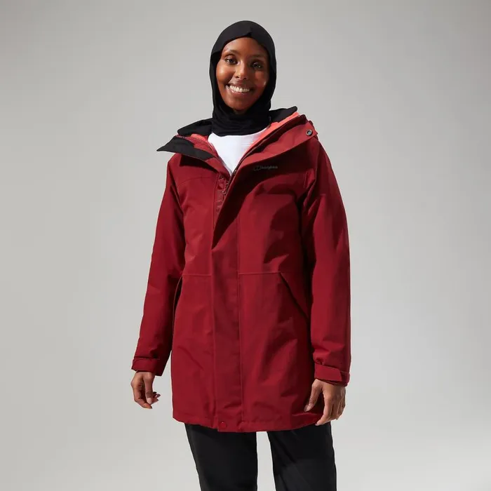 Berghaus Waterproof Monic Gemini 3in1 Jacket 8211 Dark Red 8211 Women