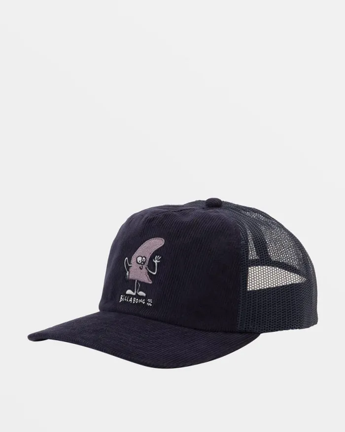 Billabong Beanies and Hats Lounge Trucker Hat Dusty Navy 8211 Men