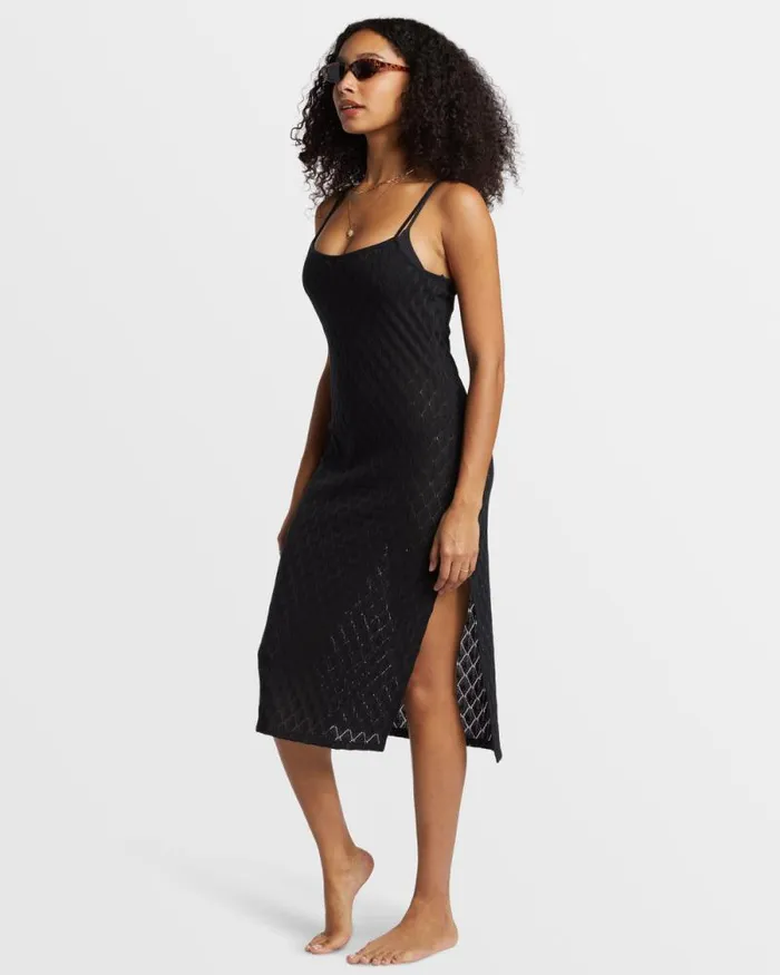 Billabong Cover Ups Day Dream Dress Black Pebble 8211 Women Billabong Cover Ups Day Dream Dress Black Pebble 8211 Women
