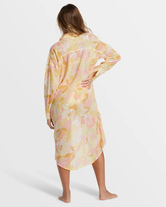 Billabong Cover Ups Daylight Dreamin Midi Shirt Swim CoverUp Multi 8211 Women Billabong Cover Ups Daylight Dreamin Midi Shirt Swim CoverUp Multi 8211 Women