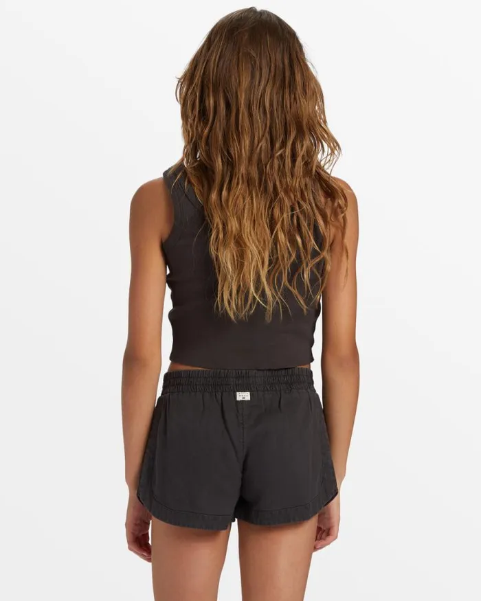 Billabong Girls039 Bottoms Girls Mad For You Elastic Waist Shorts Off Black 8211 Women Billabong Girls039 Bottoms Girls Mad For You Elastic Waist Shorts Off Black 8211 Women