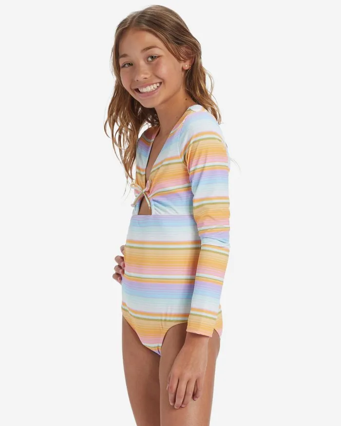 Billabong Girls039 Swim Girls Blissed Out Bodysuit Surf Tee Multi 8211 Women Billabong Girls039 Swim Girls Blissed Out Bodysuit Surf Tee Multi 8211 Women